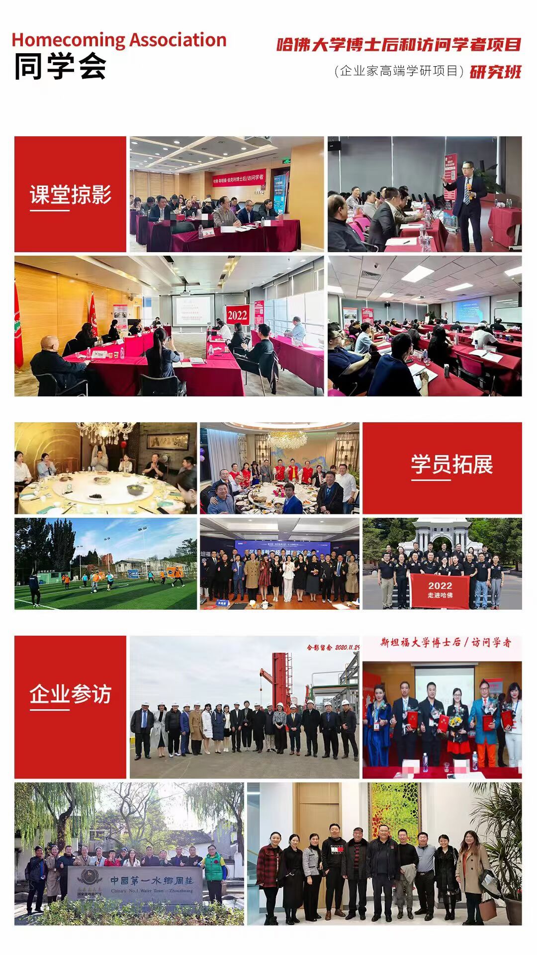 哈佛大學博士后訪問學者研究班同學會照片